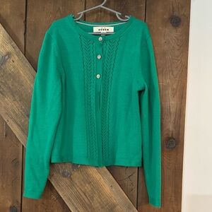 Mini Boden Green Kids Sweater